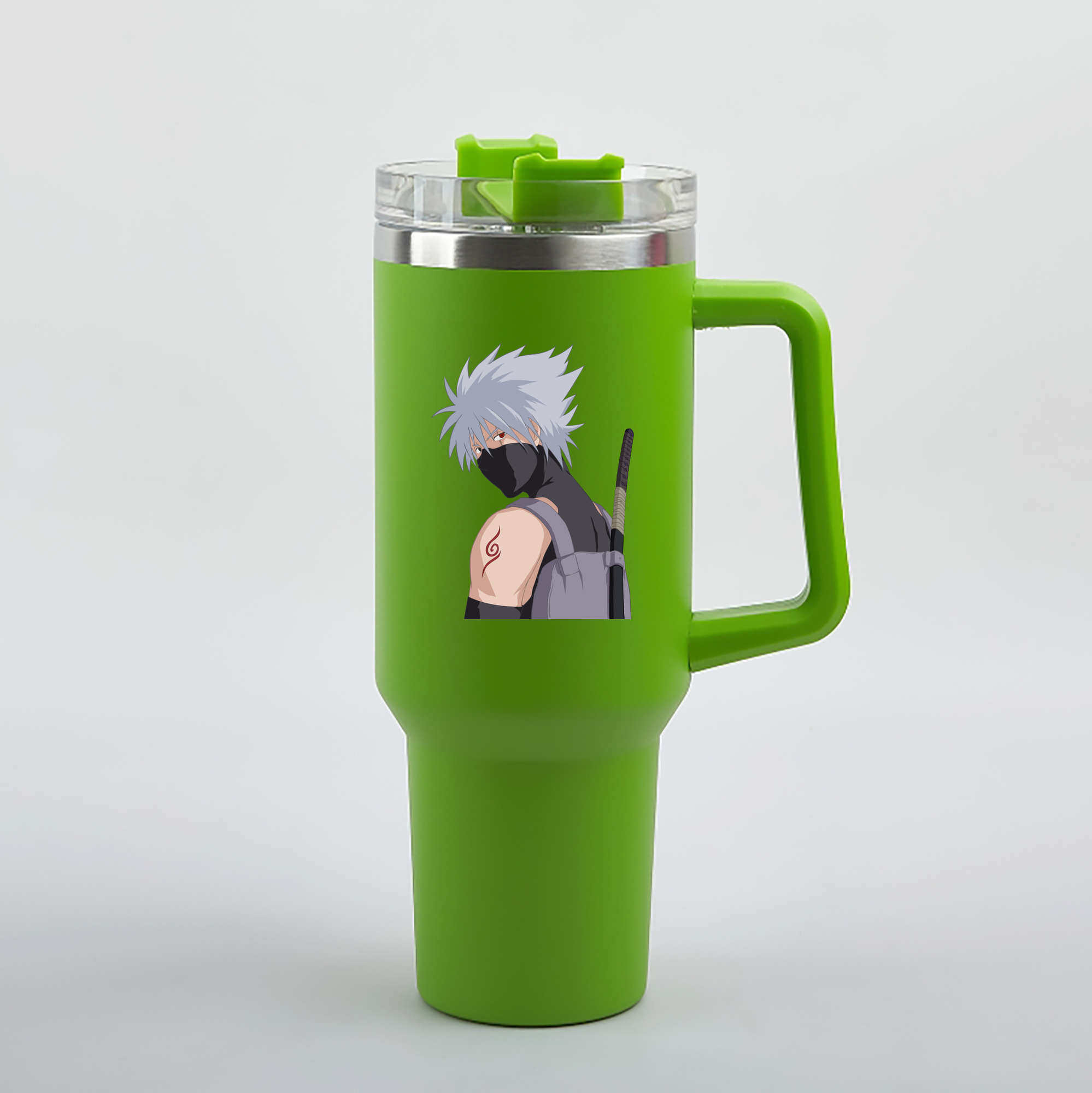 （画像用） NARUTO -ナルト- はたけ カカシ Hatake Kakashi 1200mL車用タンブラー（カラープリント）